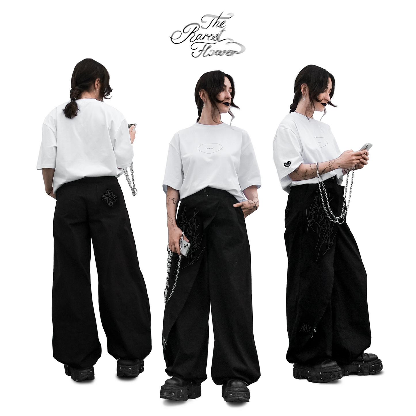 TROUSERS EDELWEISS BLACK