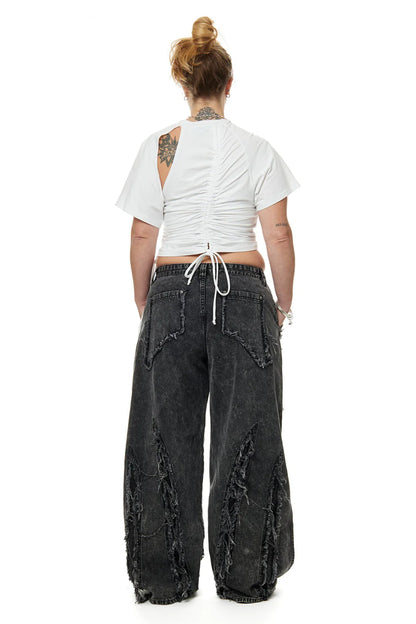 BAGGY SPLICED DENIM