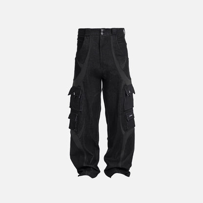 ROGUE DENIM PANTS BLACK