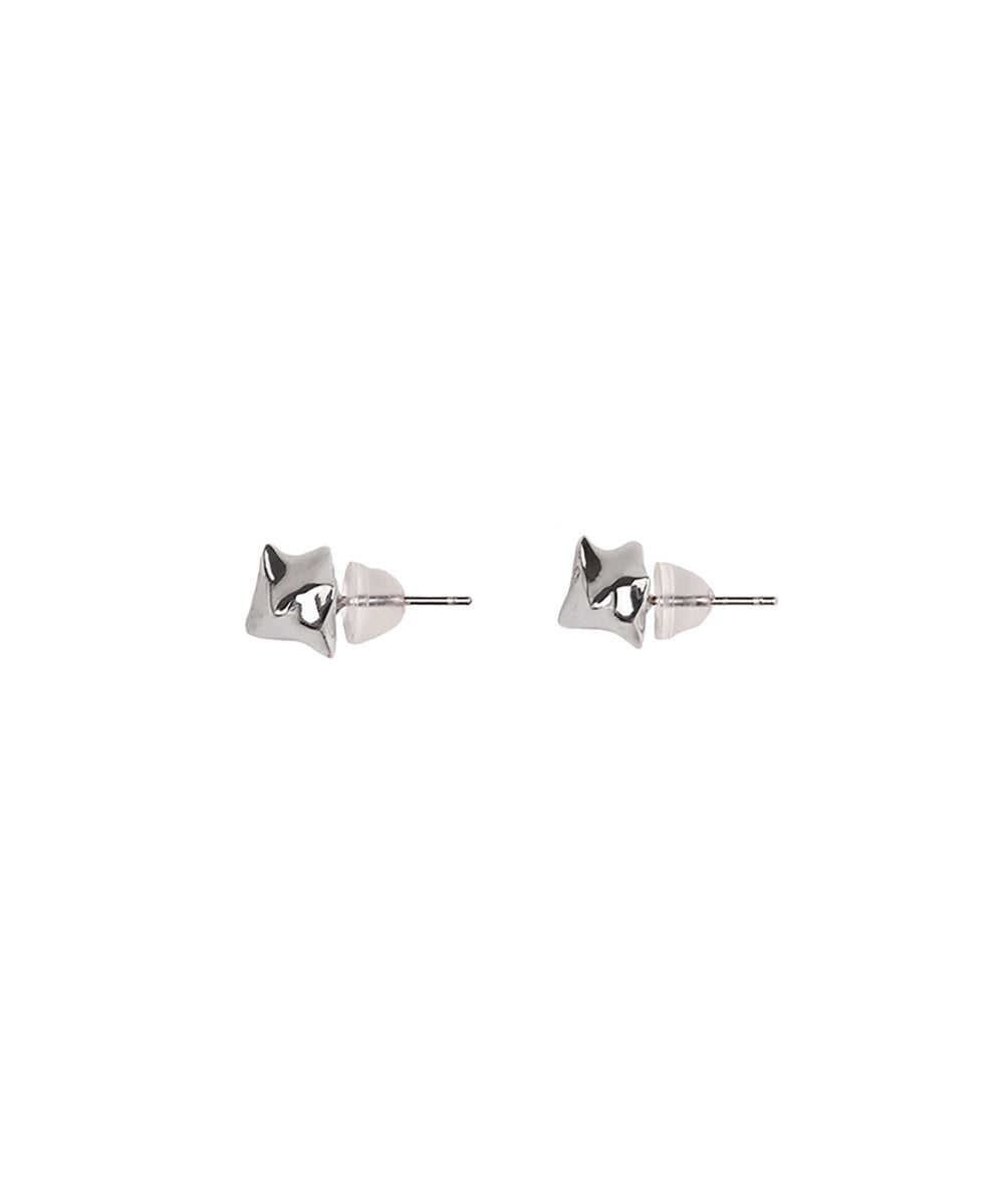 SILVER STRUGGLE EARRINGS