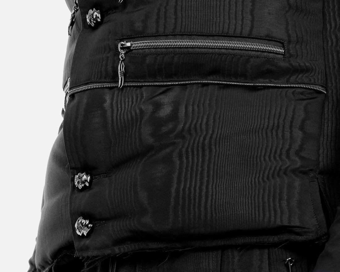 TRACK PUFFER VEST BLACK