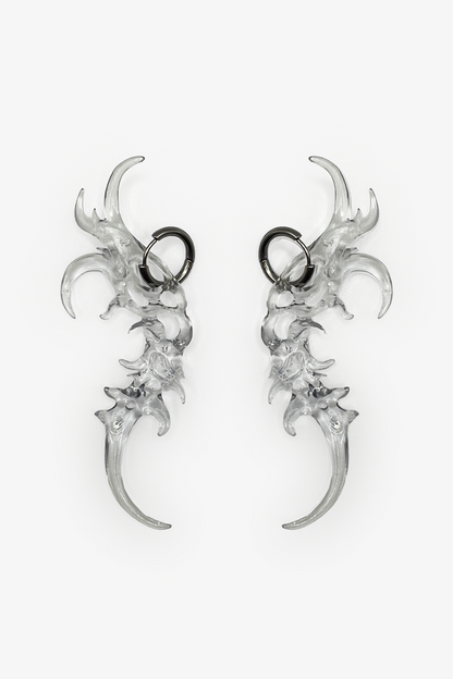 TRANSPARENT ORGANIC EARRING