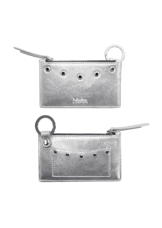 BELLA CARD WALLET SILVER
