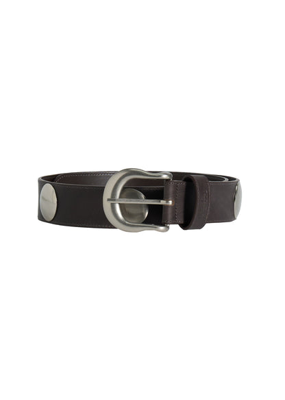 IDA LEATHER BELT SILVER