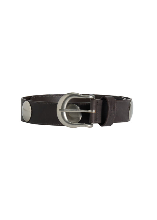 IDA LEATHER BELT SILVER