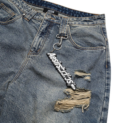 PHASE CAMO DENIM PANTS